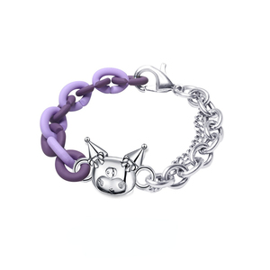 Cadena Acrílica de Diseño Original, Cadena de Acero de Titanio, Joyería Moderna Unisex, Gatito/<span class=keywords><strong>Snoopy</strong></span>/Personaje Animado, Regalo de Cumpleaños - Product Image 1