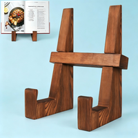 Support de livre, support de livre de recettes pour comptoir de cuisine, support de livre de recettes en bois pour cuisine, porte-recettes pour comptoir de cuisine
