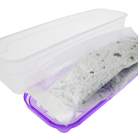 Plateau de déshumidificateur de forme solide Slimline jetable écologique de 400ml absorbant l'humidité pour les armoires de maison et de salle de bain