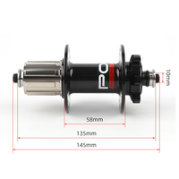 Moyeu de roue de VTT POLSO MH015 32h QR Cube Arrière 135*10 Avant 100*9 Pièces de vélo de montagne