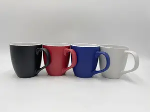 Wholesale 16oz Matte Color Luxury Ceramic Mug Manufacturer Direct Custom Logo Large Ceramic Coffee Mug