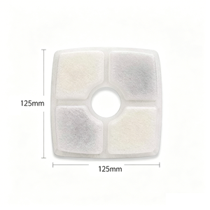 Filtre de remplacement pour <span class=keywords><strong>fontaine</strong></span> à <span class=keywords><strong>eau</strong></span> pour animaux de compagnie, 4 couches, écologique, élégant, portable, en coton, étanche, pour chats - Product Image 6