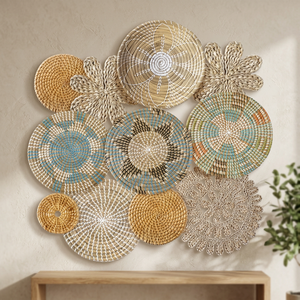 Décoration murale rustique pour mariage, filet de pêche, thème océanique méditerranéen, macramé en coton - Product Image 4