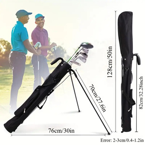 Correa de hombro de nailon personalizada para bolsa de golf, estructura ligera para paquete de armas, soporte de 80 cm, almacenamiento múltiple - Product Image 4