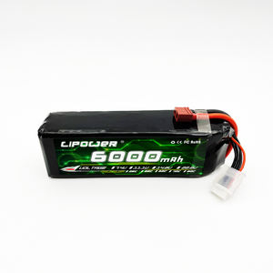 Baterai Drone FPV 6S 22.2V 6000mah 50C Lipo baterai untuk RC helikopter mobil perahu UAV tangki baterai dengan XT60 Plug - Product Image 4