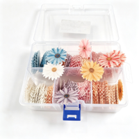 Boîte de rangement pour feuilles de papier wafer à motifs floraux, vente en gros, directement de l'usine, fourniture OEM, en stock, pour décoration de gâteaux