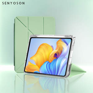 Six trigfold rimovibile rimovibile in Pu Magnétic custodia Cover Full Tablet con Slot per matita custodia per ipad per ragazza - Product Image 4