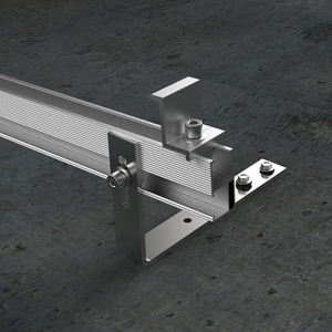 Venta al por mayor de aluminio de alta calidad versátil L-pies sistema de montaje de techo fotovoltaico 60 m/s carga de viento 3KN/M carga de nieve Solar - Product Image 3