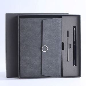 Promotional Graduation Business Office <b>Gifts</b> Set Customised PU Leather Notebooks Exquisite Embossed Logo Printing <b>Gift</b> - Product Image 2