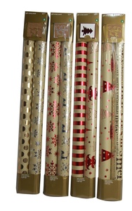 Rouleau de <span class=keywords><strong>papier</strong></span> Kraft brun imprimé, coffret cadeau de noël, offre spéciale - Product Image 2