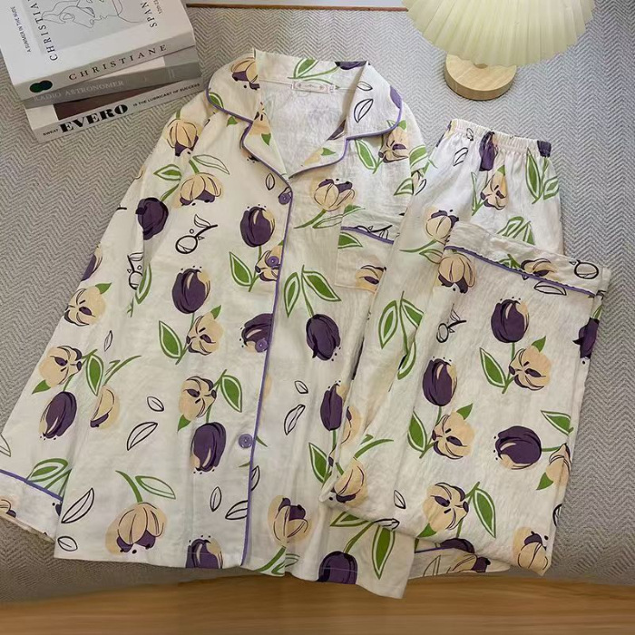 5 tulipes en coton nuage