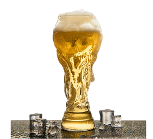 Verres à bière 3D en <span class=keywords><strong>verre</strong></span> borosilicate de haute qualité, verres à boire créatifs en forme de trophée de football, <span class=keywords><strong>verre</strong></span> à boire pour bar - Product Image 1