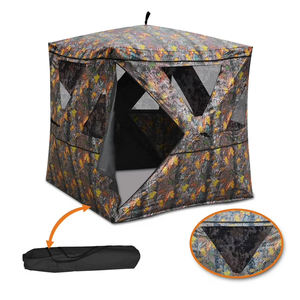 الغابات في الهواء الطلق عالية الجودة المحمولة 2-3 شخص باب مفتوح درجة رؤية من خلال الصيد تمويه الأرض العمياء - Product Image 3
