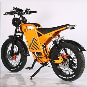 Vélo électrique tout-terrain tout-terrain à pneus larges de 20 pouces vélo électrique au lithium à assistance électrique moto source usine - Product Image 4