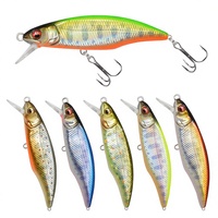 Leurre de pêche 50mm 3.5g pour achigan et poisson mandarin d'eau douce, petit modèle coulant