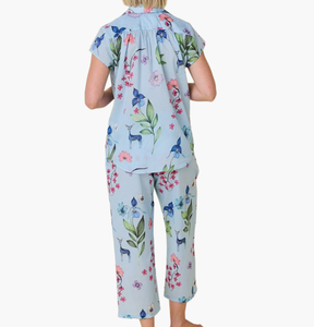 Ensemble de pyjamas familiaux personnalisés doux pour la peau, imprimé numérique, pyjamas longs de luxe surdimensionnés, vêtements de nuit doux pour femmes, ensemble deux pièces - Product Image 3