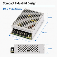Alimentation à découpage triple sortie 120W 5V 12V 24V Q-120D, SMPS AC/DC à quatre sorties pour équipement de contrôle industriel