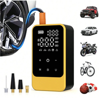 Compresseur d'air portable Peaktop 150 PSI avec double affichage numérique, lumière LED, pression préréglée et fonction mémoire pour gonflage de pneus