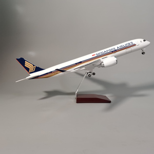 Modelo de Avión <span class=keywords><strong>Airbus</strong></span> <span class=keywords><strong>A350</strong></span> de Singapur a Escala 1/142 de 47 cm con Luces LED - Product Image 6