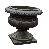 Moules en plastique pour pots de fleurs en béton préfabriqués décoratifs de jardin, nouveau design, 50*50cm