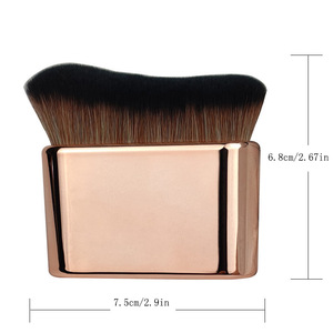 Brocha de Maquillaje de Bambú Multiusos para Rostro, Cuerpo y Piernas, para Difuminar Autobronceador, Bronceador, Brillo y Base, Herramienta Cosmética - Product Image 2