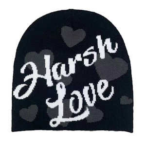 Bonnet motif araignée gothique Y2K pour femme Bonnet tricoté en <span class=keywords><strong>laine</strong></span> acrylique chaude avec doublure camouflage Logo personnalisable pour vêtements de plage - Product Image 6