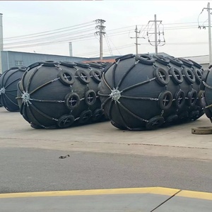 Defensa Neumática Cilíndrica de Goma Negra Inflable Certificada ISO17357 ZHH para Suministros Marinos, Muelles de Barcos y Plataformas de Pontones 0.5-4.5m - Product Image 2