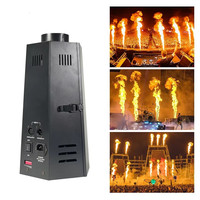 SBE SBE-FM100 Mini lance-flammes hexagonal électrique DMX512 4CH 100W en aluminium pour DJ, machine à feu de scène, lance-flammes extérieur pour mariage