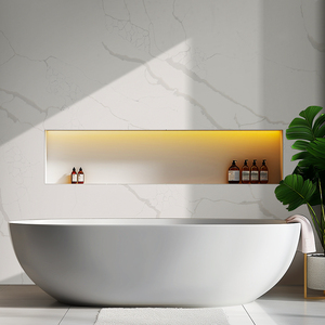 Runpin đá nhân tạo tấm Tường Lớn tấm đánh bóng 1600x3200mm thạch anh đá tấm bàn hiện đại Vanity Tops bảng Tops - Product Image 1