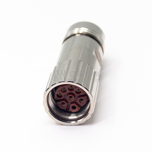 Connecteurs d'alimentation M23 6 broches 8 broches femelle droite / angulaire pour la connexion de moteurs électriques et de servomoteurs - Product Image 5