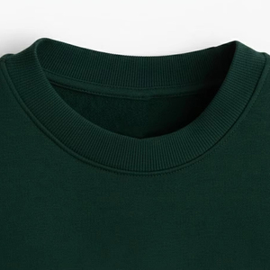 เสื้อสเวตเชิ้ตผ้าฟลีซผสมโพลีเอสเตอร์คอตตอน คอตั้ง สีพื้น ทรงโอเวอร์ไซส์ สไตล์ลำลอง สตรีทแวร์ น้ำหนัก 350GSM สำหรับผู้หญิง ใส่ในฤดูหนาว - Product Image 4