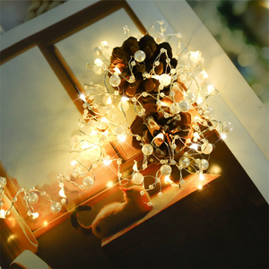 ST Patrick của ngày trang trí chuỗi đèn 10ft 30LED màu xanh lá cây shamrock chuỗi đèn Pin hoạt động Cổ Tích May Mắn Cỏ Ba Lá đèn - Product Image 3