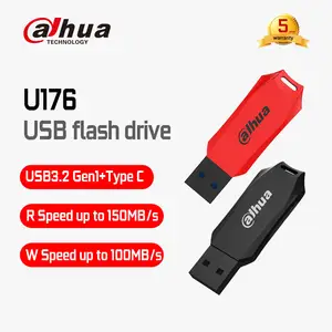 Dahua แฟลชไดรฟ์ U176 Gen1 USB3.2 32GB 64GB แฟลชไดรฟ์ USB 128GB