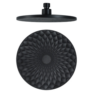 Haute Pression Pomme <span class=keywords><strong>De</strong></span> <span class=keywords><strong>Douche</strong></span> Ronde 10 Pouces Grand Pommeaux <span class=keywords><strong>de</strong></span> <span class=keywords><strong>Douche</strong></span> En Plastique Pommeau <span class=keywords><strong>De</strong></span> <span class=keywords><strong>Douche</strong></span> <span class=keywords><strong>Noir</strong></span> - Product Image 2