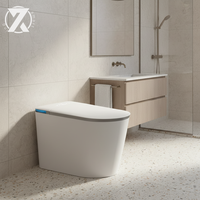 Bidet de luxe pour toilettes, à fixation au sol, avec siège chauffant, télécommande, installation facile, service OEM ODM