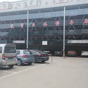 Vertical lift and horizontal sliding automated parking garage system