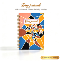 Carnet de notes en cuir à spirale, couverture rigide, format A5/A4, personnalisable, pour journal, agenda, catalogue, cadeau, prise de notes, organisation, 136 pages
