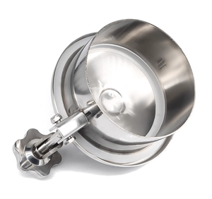 KQ 하이 퀄리티 스테인레스 스틸 SS304 316L 탱크 압력 용기 159-700mm Inox 위생 라운드 맨홀/맨웨이 커버 식품 등급 - Product Image 5