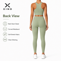 Ensemble 2 pièces pour femmes grande taille, respirant, extensible dans quatre directions, séchage rapide, anti-UV, taille haute, dos nageur, en Spandex/Nylon, service OEM