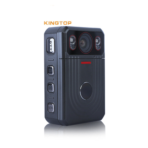 Kingtop Live-Video-Überwachung Tragbare Körperkamera 9 Stunden Lange Aufnahmezeit Dock für Innen- und Außenbereich Via WLAN BT - Product Image 1