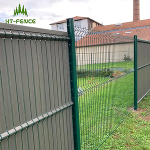 HT-FENCE CE ISO9000 <span class=keywords><strong>ISO14000</strong></span> ใบรับรอง ISO45000 ราคาถูก 1.83x2.5m รั้วความเป็นส่วนตัวความปลอดภัย 3D ราคาถูกแผงรั้ว - Product Image 5