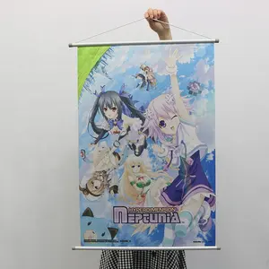 Voll farbdruck Benutzer definierte Wandro llen Banner Anime Hanging Scroll Indoor Outdoor Anime Hanging Poster mit benutzer definierten Großhandel