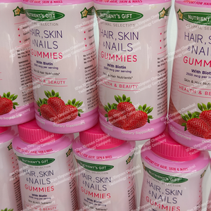 Stokta Sıcak Satış Güzellik Ürünü Biotin ve C Vitamini İçeren Kolajen, Saç, Cilt, Tırnak ve Eklemler için Kolajen Jelibonlar - Product Image 2