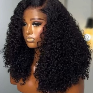 วิกผมแท้แบบไม่ต้องใช้กาว คุณภาพสูง 5*5 สำหรับทรง Pixie Curly ผมเวียดนามแบบ Super Double Drawn พร้อมเชือกผูกแบบไม่ต้องใช้กาว - Product Image 1