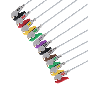 Câble EKG à connexion directe compatible avec Contec ECG300G, 10 fils, clip IEC, pour moniteurs patient - Product Image 4