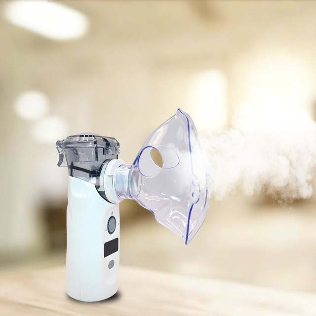 Portable Mesh Atomizer Device Rechargeable Fine Mist Device with Compact Design for Travel Use