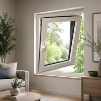 Fenêtre fixe en PVC moderne et personnalisée, prête pour une maison intelligente, résistante aux intempéries, insonorisée, avec verre de sécurité pour maison résidentielle