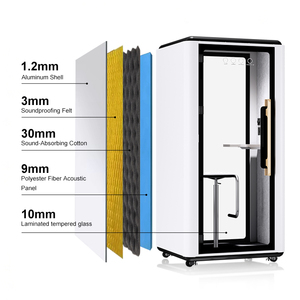 Di động âm thanh cuộc họp làm việc văn phòng Pods điện thoại gian hàng Modular văn phòng Hush Pods Movie phòng riêng vài rạp chiếu phim phòng - Product Image 6