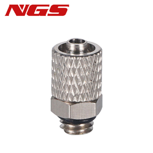 Sambungan Pipa Miniatur Kuningan untuk Selang, Nipple Logam, Quick Joint, Twist Tube, Watercooling Connector, Compact Piping Barb <span class=keywords><strong>M</strong></span>-4HL-4 - Product Image 5