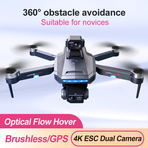 <span class=keywords><strong>K918</strong></span> <span class=keywords><strong>MAX</strong></span> avec positionnement GPS Caméra aérienne d'évitement d'obstacles Moteur sans balais Télécommande extérieure Avion Drone pliable - Product Image 2